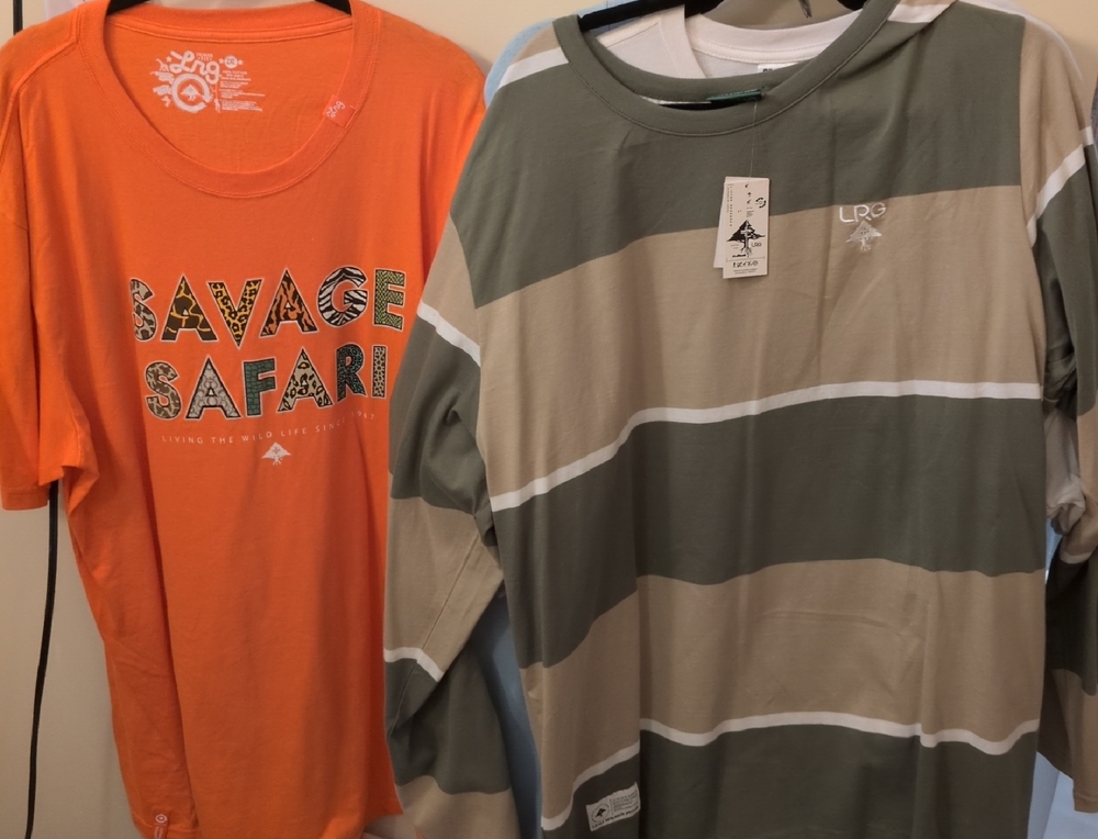 LRG Orange 'Savage Safari' Graphic Tee